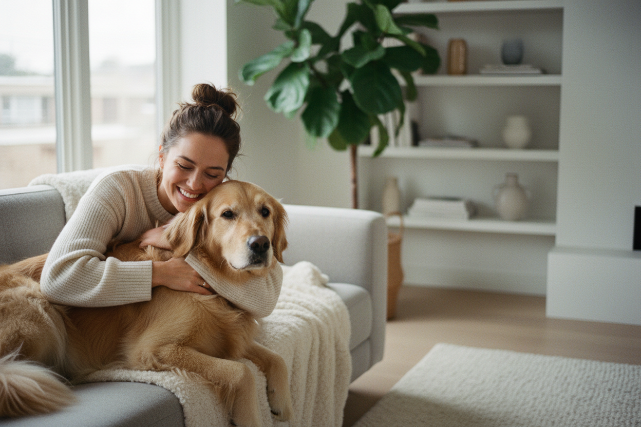 Pet Owner with Pet
